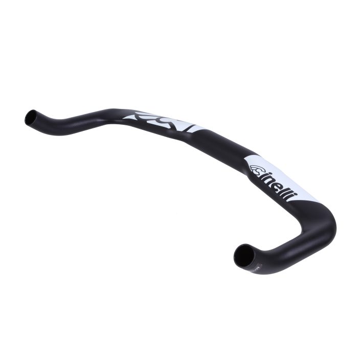 Manubrio Bullhorn Cinelli Alloy negro con blanco 40 cm