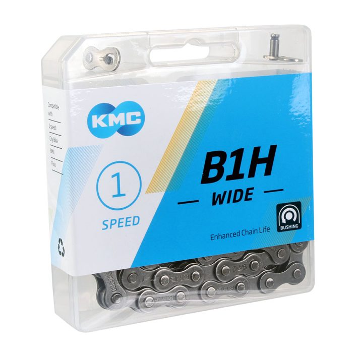 Cadena BMX KMC B1H plateada