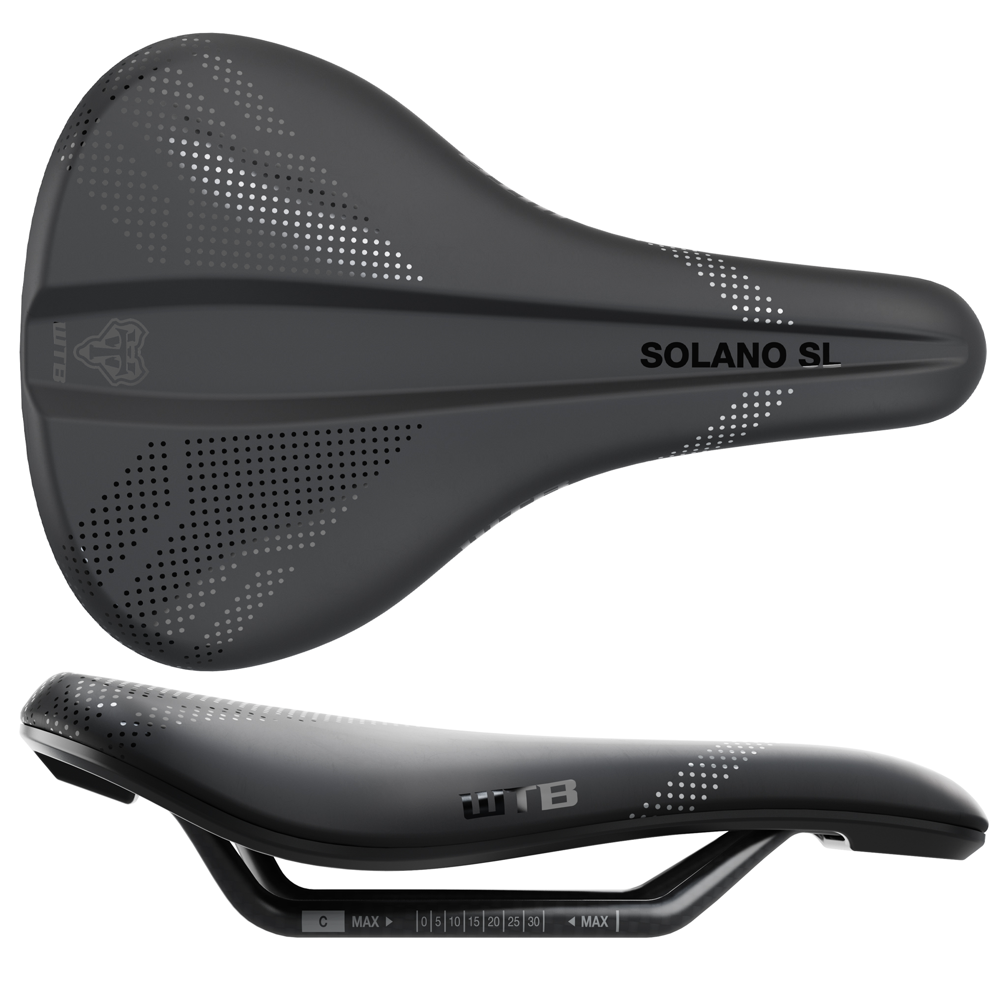Sillín WTB Solano SL Wide Carbon Negro