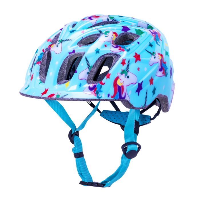Kali Chakra Child Helmet, Small, Unicorn Blue