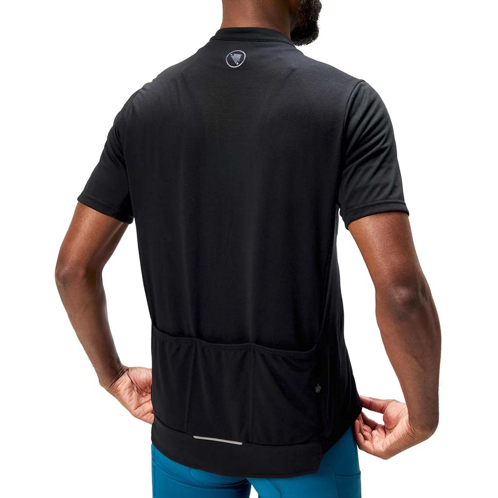 Endura Loop S/S Zipped Jersey, XL, Black NLS - Imagen 3