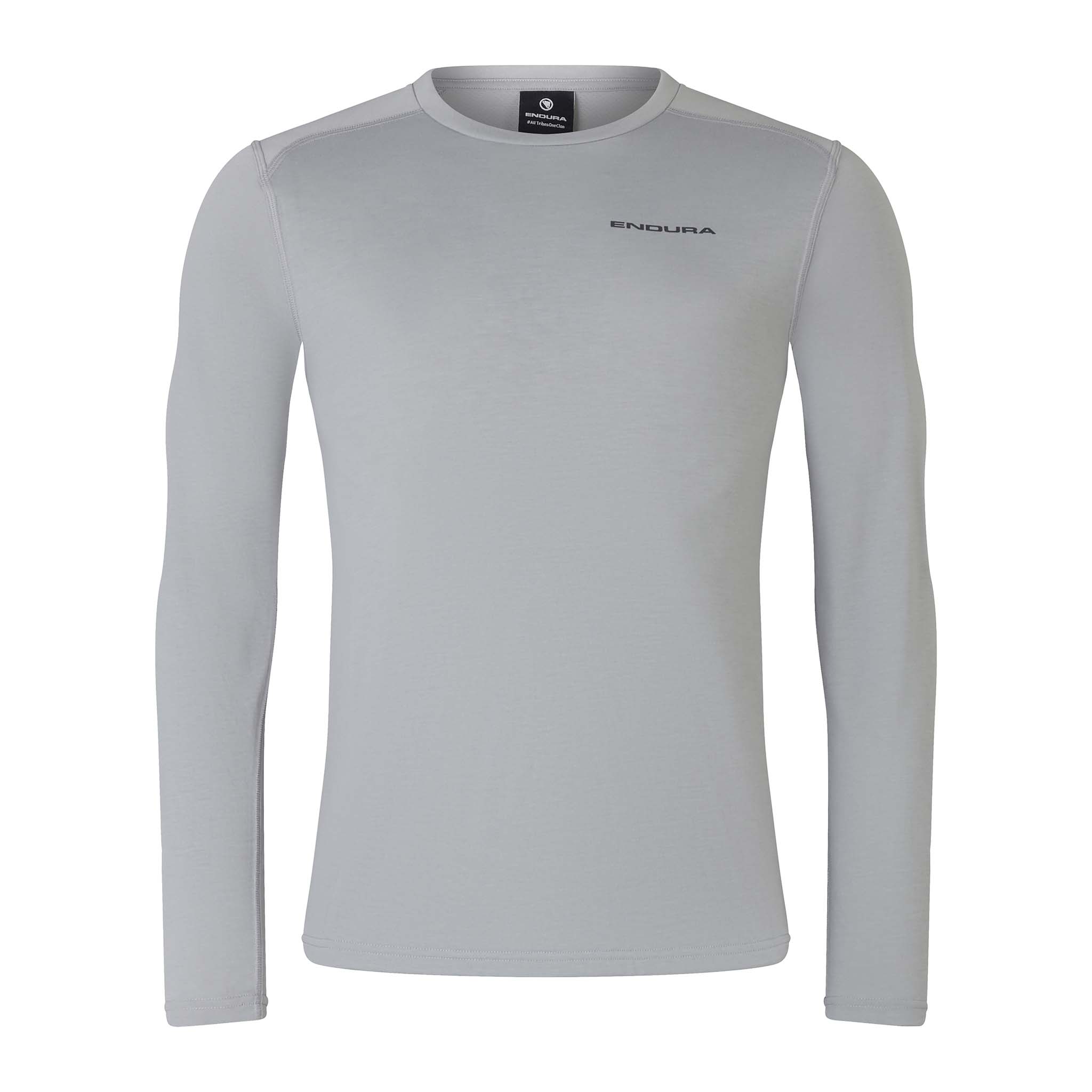 Endura Endura Loop L/S Tech Tee, Medium , Dreich Gray,