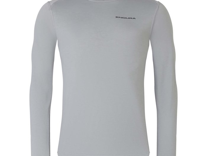 Endura Endura Loop L/S Tech Tee, Large , Dreich Gray ,