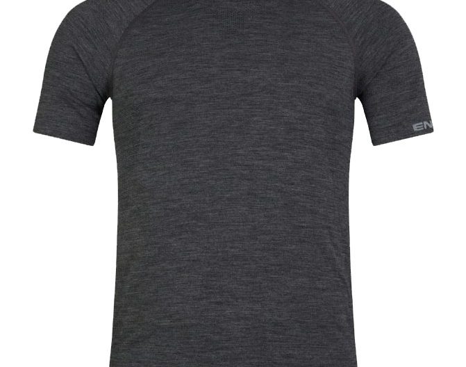 Endura Endura BaaBaa Pro S/S Baselayer, XL/2XL, Gray