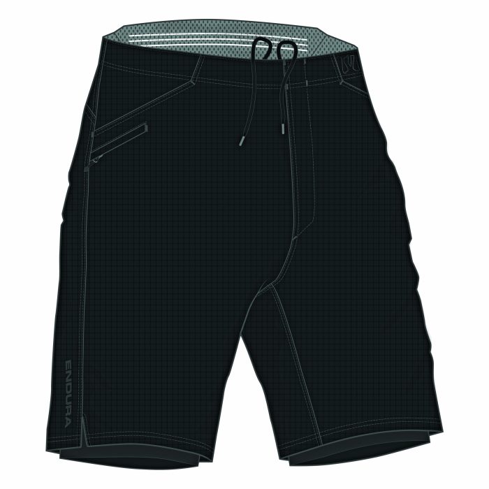 Endura Loop baggy short with liner, Black, M