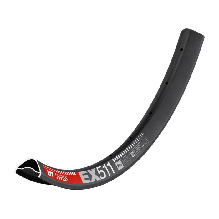 DT Swiss EX 511 Tubeless Ready 27.5" Disc Rim, 28h, Black