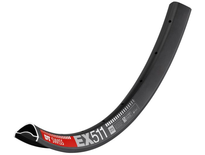 DT Swiss EX 511 Tubeless Ready 27.5" Disc Rim, 32h, Black