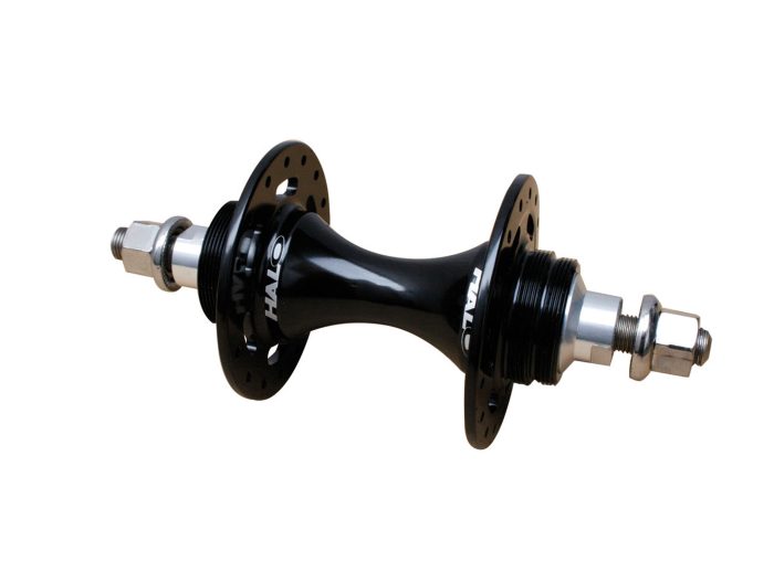 Halo Track Rear Hub, (Fixed/Freewheel) 32h, Black