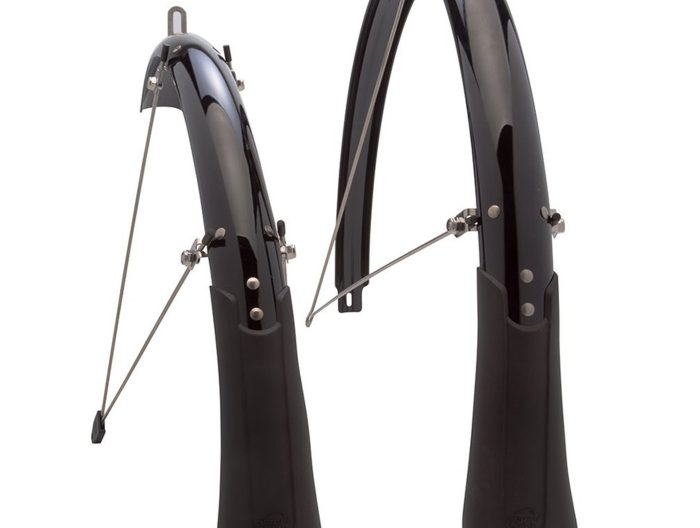 Planet Bike Cascadia Recycled Fender Set, Black, 700c, 45mm