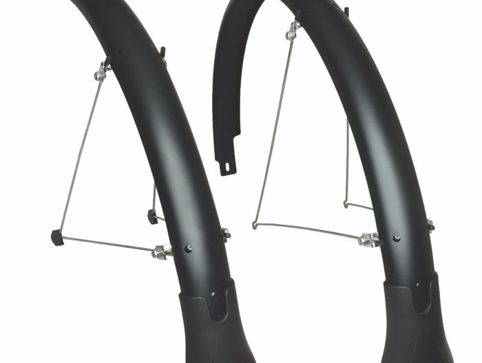 Planet Bike Cascadia Recycled Fender Set, Black, 700c, 55mm