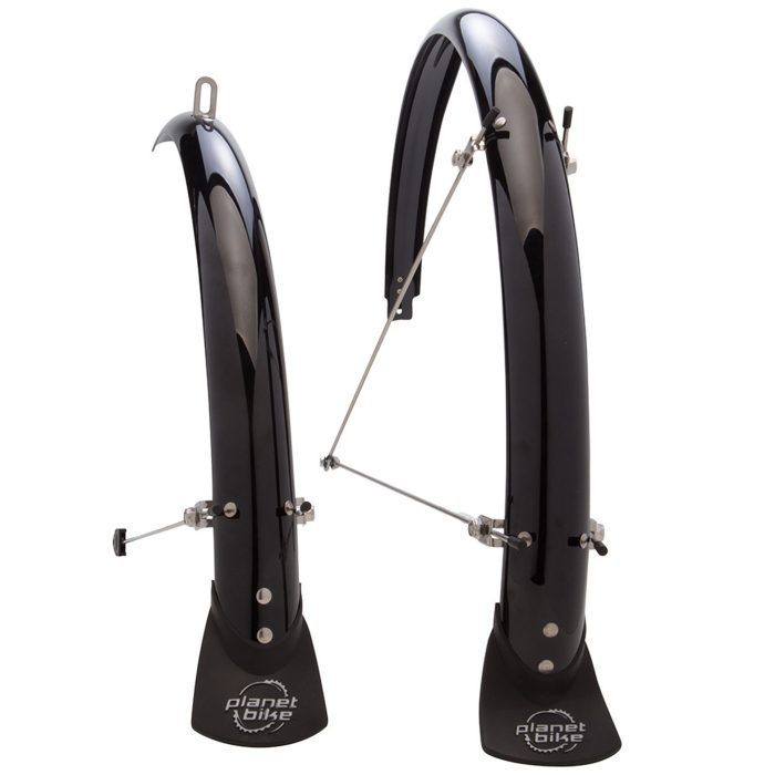 Planet Bike ReCycle Fender Set, Black, 700c