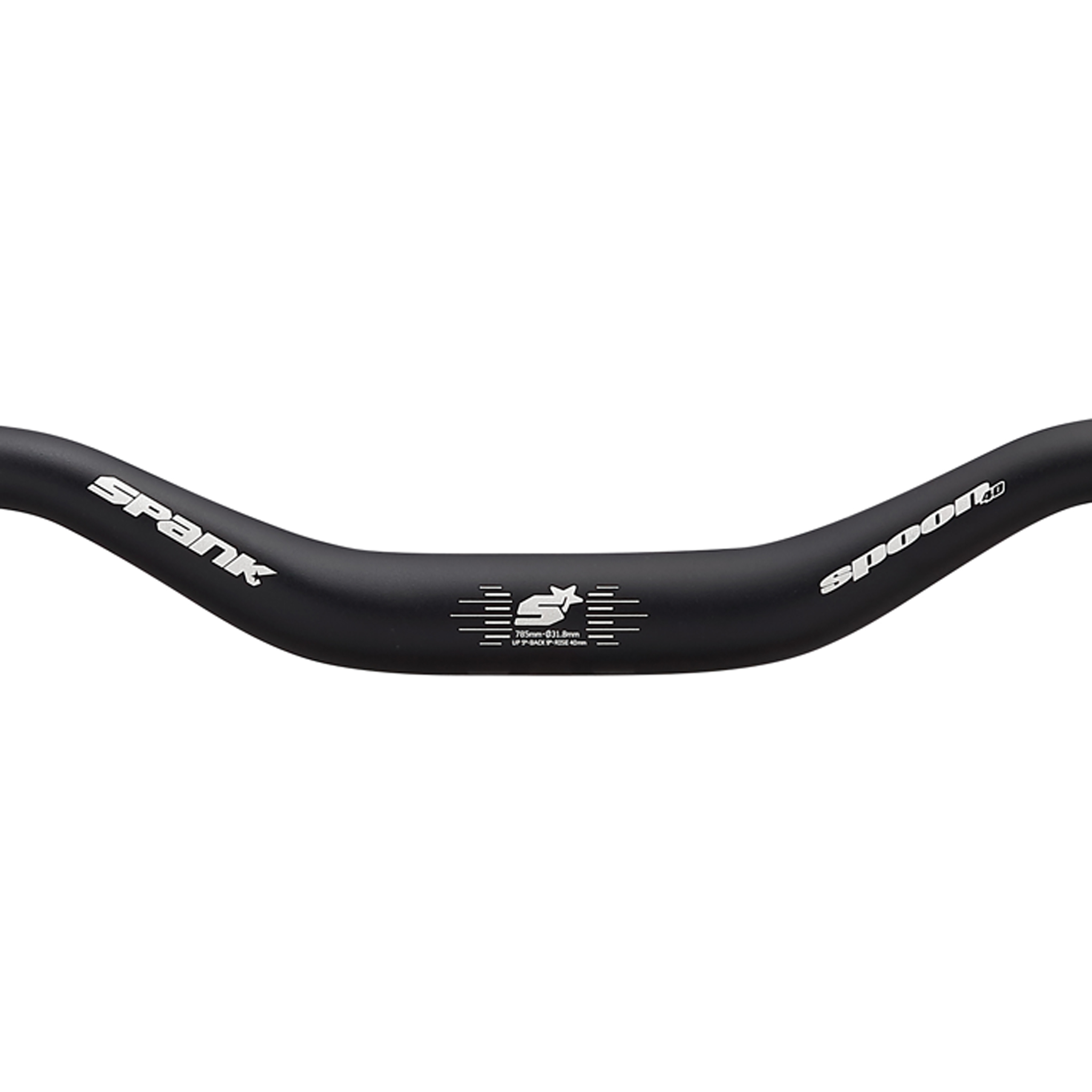 Spank Spoon 40 Riser Bar, (31.8) 40x785mm, Black - Imagen 2