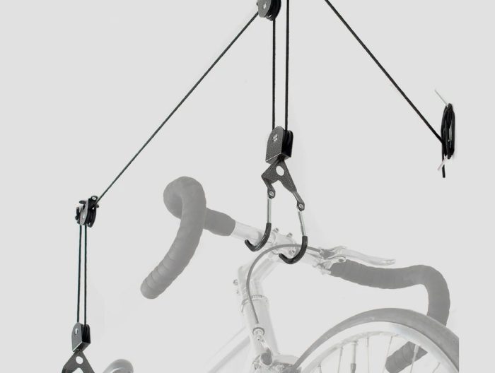 Delta Single Bike Ceiling Hoist with Straps