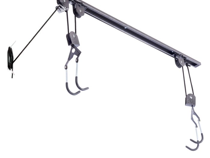 Delta Single Bike Ceiling Hoist Pro with Straps