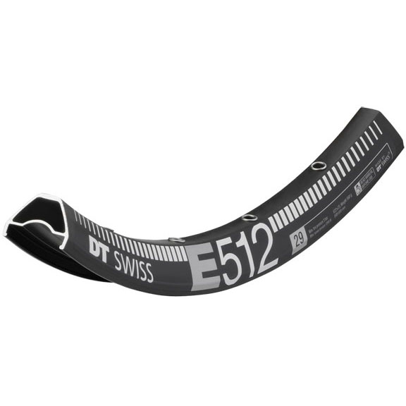 DT Swiss E 512 Tubeless Ready 29" Disc Rim, 32h, Black  NLS