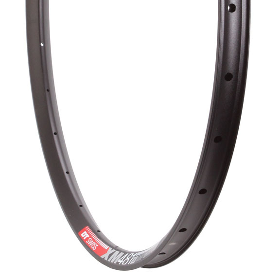 DT Swiss XM 481 Tubeless Ready 27.5" Disc Rim, 28h, Black  NLS
