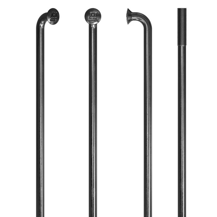 DT Swiss Champion 14g Spoke, Black, 282mm, 100/Count