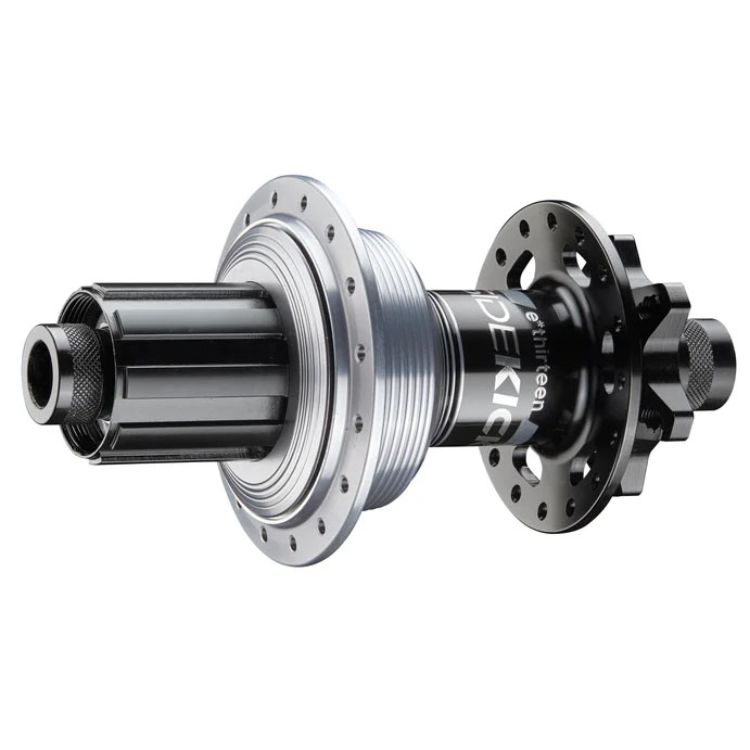 E*thirteen Sidekick Rear HG Hub, 32h, 12x148 Boost, Black/Silv