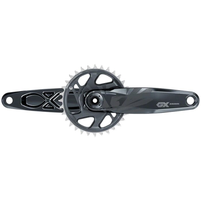 SRAM GX Eagle 12sp Cranks, No BB, 32t, 170mm, CL55, Gray