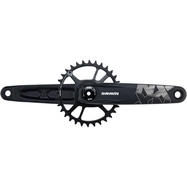 SRAM NX Eagle 12sp Cranks, No BB, 32t, 170mm, CL52,  Black