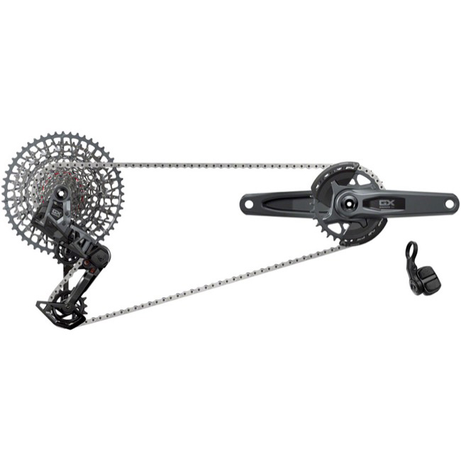 SRAM GX T-Type Eagle AXS Groupset 165mm Polar NLA> - Imagen 2