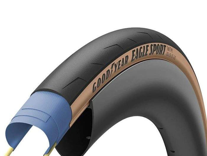 Goodyear Eagle Sport Tube Type Tire, 700 x 28c, Tan
