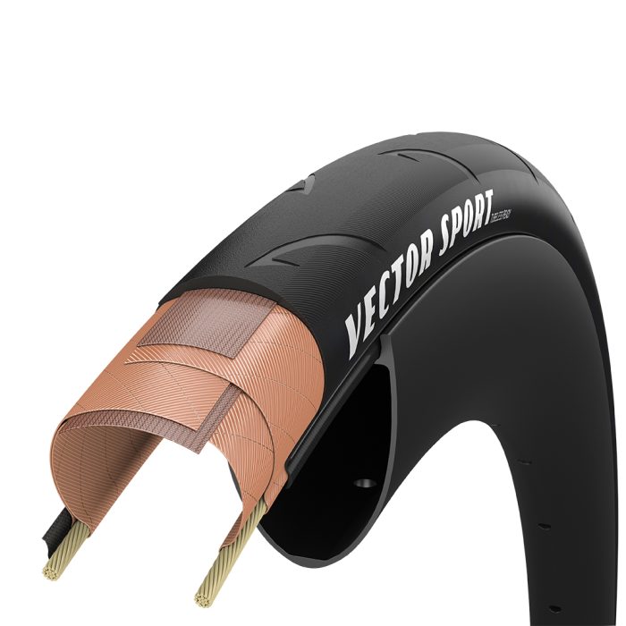 Goodyear Vector Sport Tubeless Ready Tire, 700 x 32c, Black