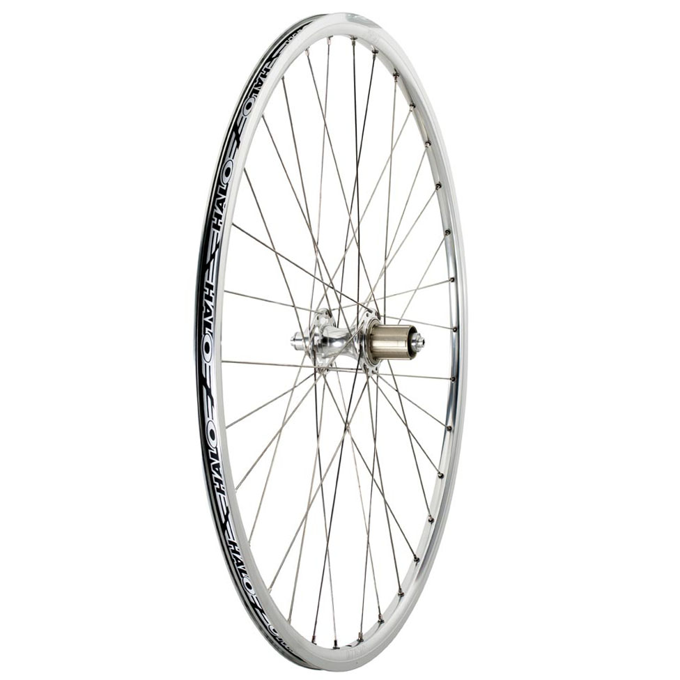 Halo Retro Rear Wheel, 32h, Polished Silver