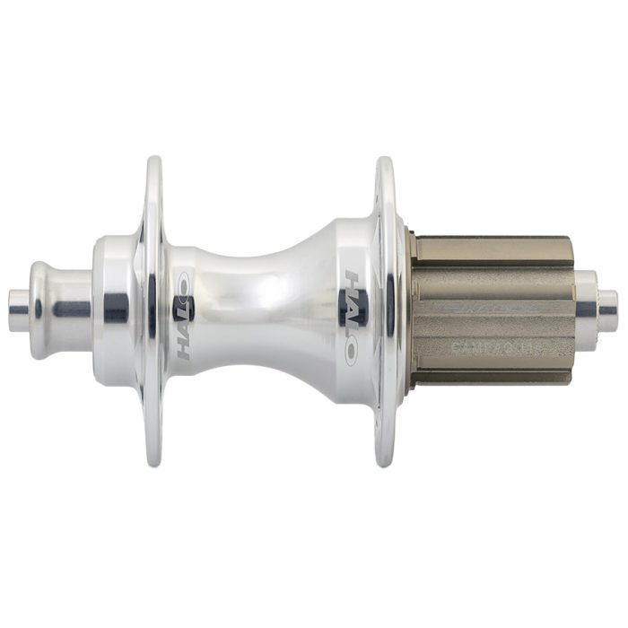 Halo Retro 6-Drive Road Rear Hub, 32h, Polished Silver