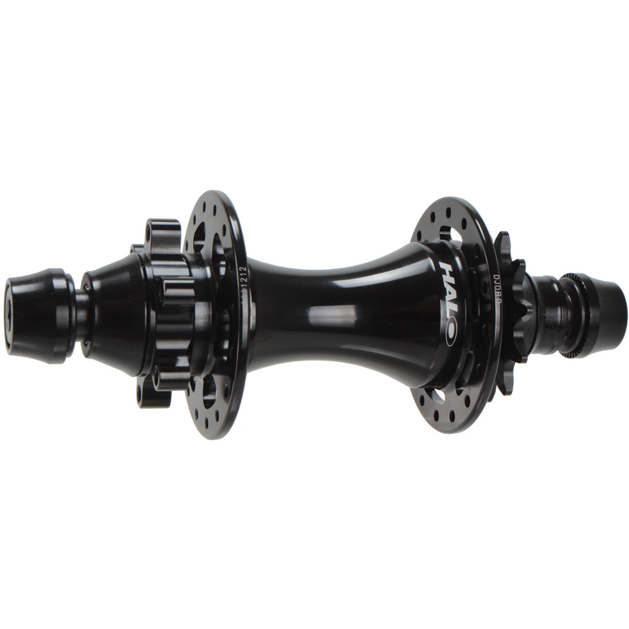 Halo DJD-SupaDrive Rear Hub, (10/14mm) 32h, Black