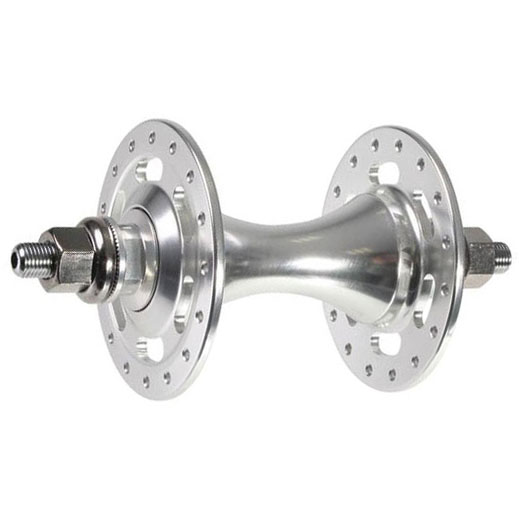 Halo Track Front Hub, 32h, Silver