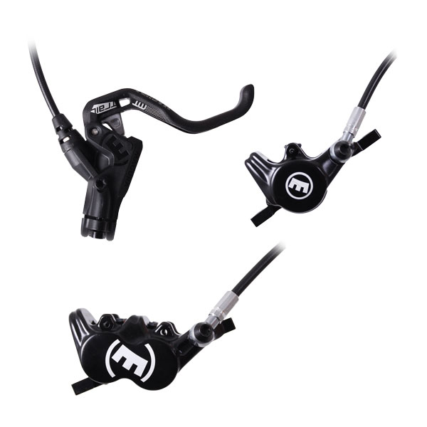 Magura MT Trail Sport Disc Brake, Front/Rear Set, Blk/Sil NLS