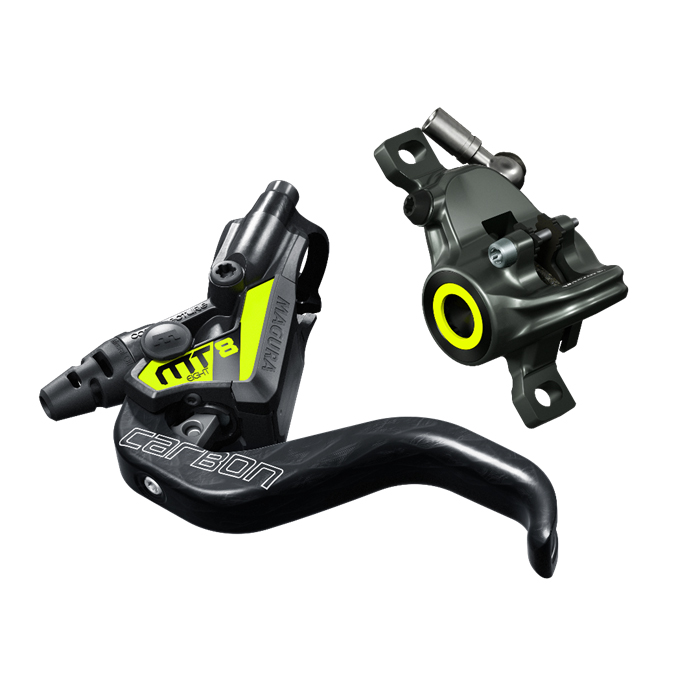 Magura MT8 SL Carbon Disc Brake, PM, F or R, Carbon/Gray