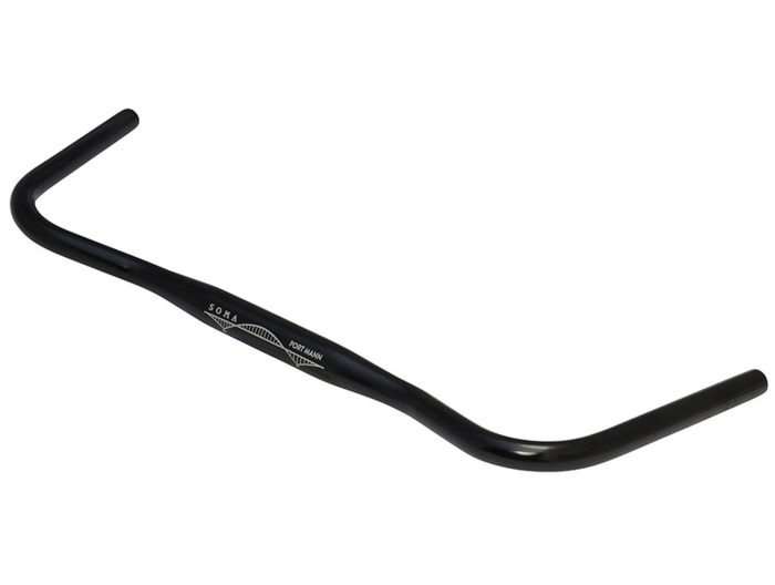 Soma Port Mann Handlebar, (31.8) 25mm/650mm - Black