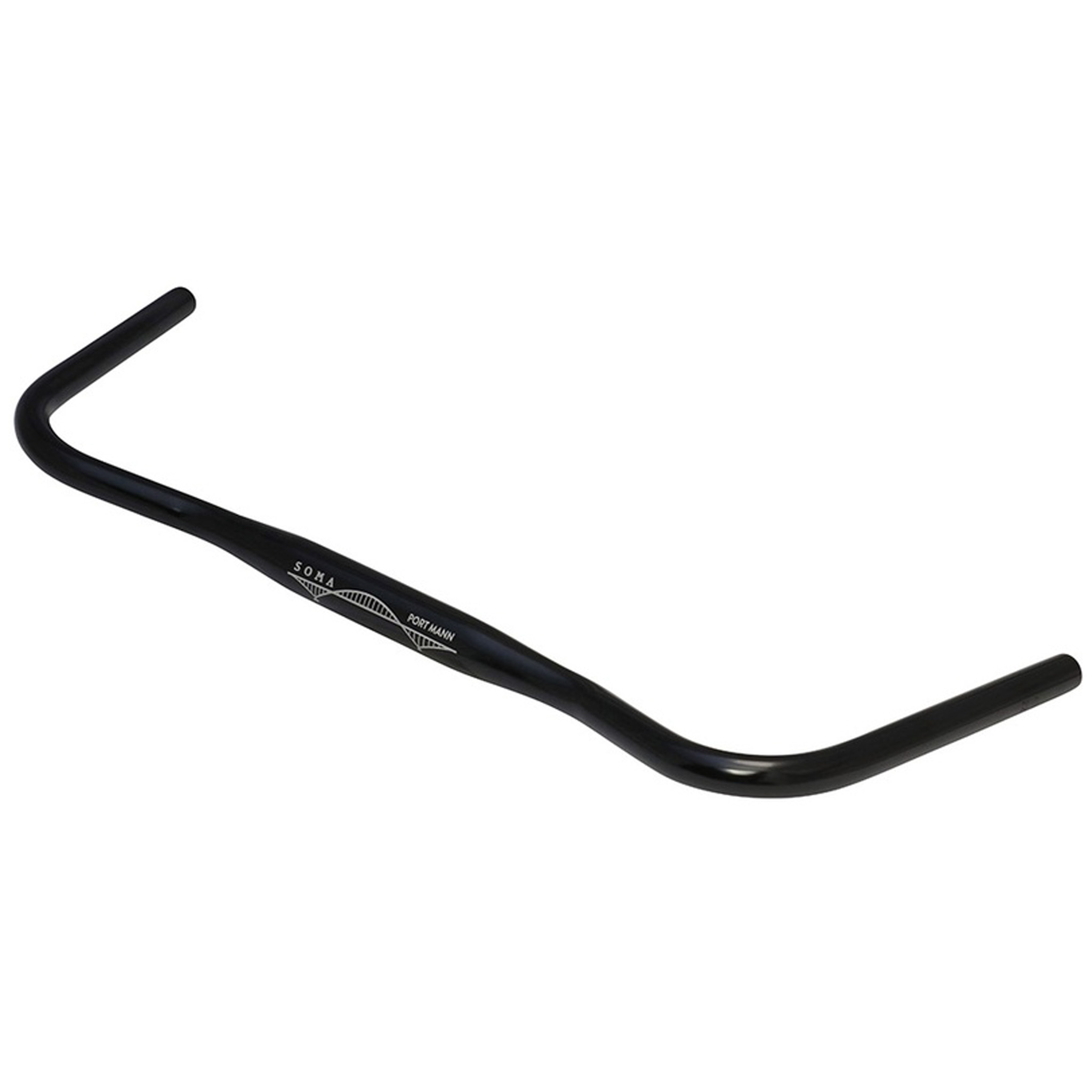 Soma Port Mann Handlebar, (31.8) 25mm/650mm - Black