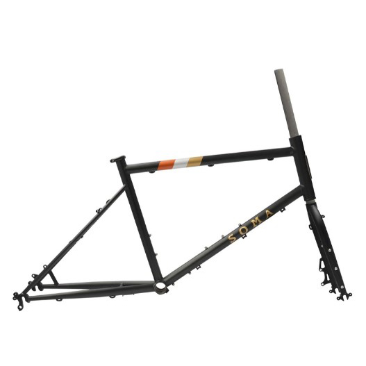 Soma Rufus Urban Cruiser Frameset , 46cm, Matte Black