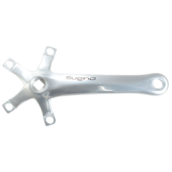 Sugino XD2 Double Crank Arms, JIS 110 175 Silver