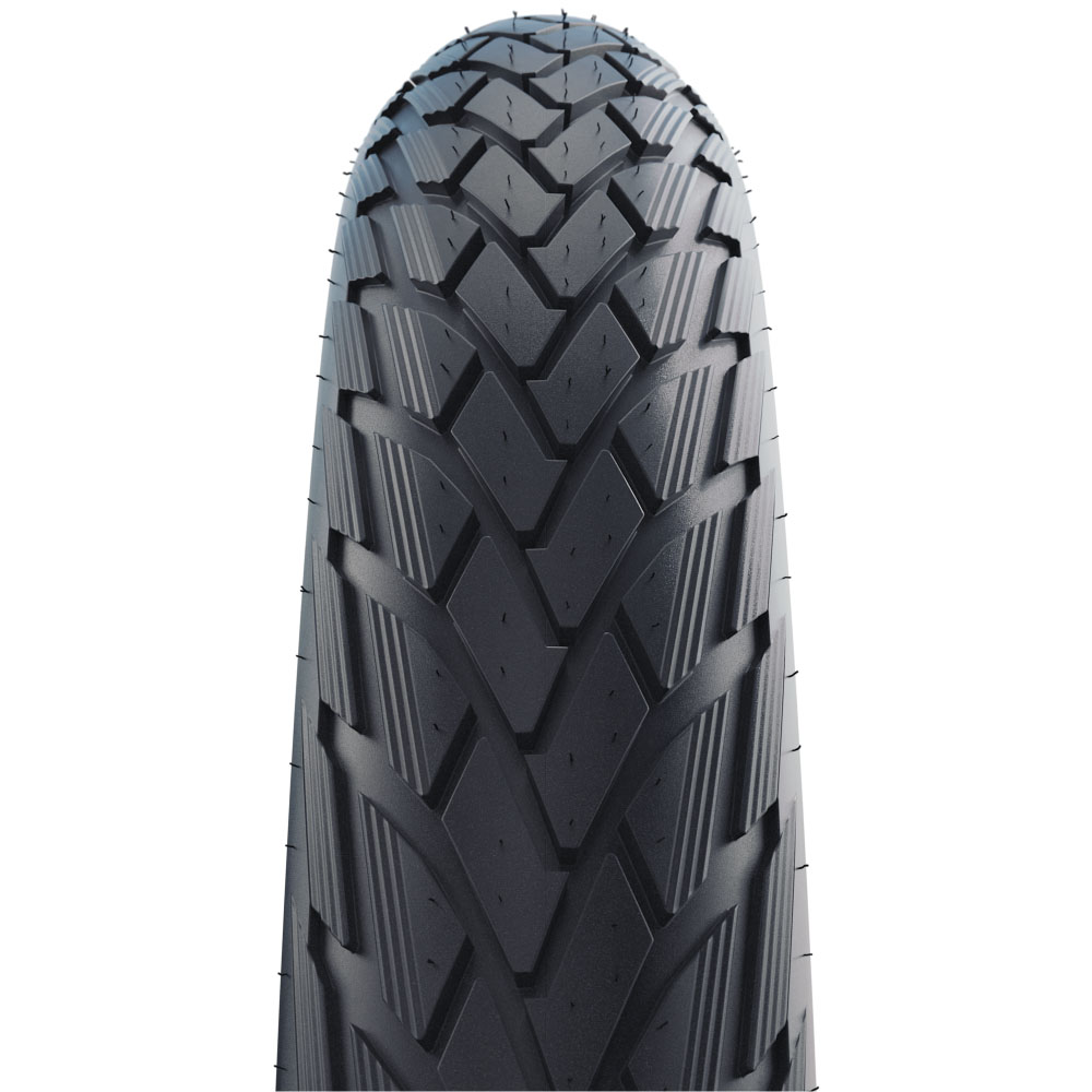 Schwalbe Green Marathon E25 Tire, 27x1-1/4", Black/Reflex - Imagen 2