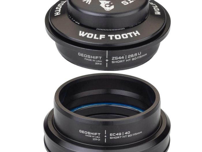 Wolf Tooth Components GeoShift Headset ZS44 Upper/EC49 Lower (Perf), Short