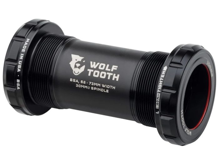 Wolf Tooth Components Bottom Bracket, BSA Shell, 30mm, Black