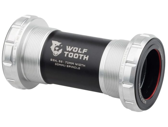 Wolf Tooth Components Bottom Bracket, BSA Shell, 30mm, Raw Silver