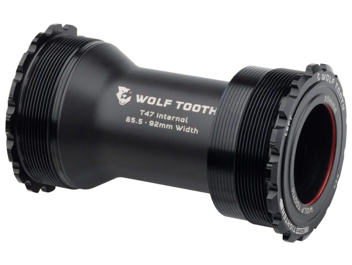 Wolf Tooth Components Bottom Bracket, T47 Internal, 30mm, Black