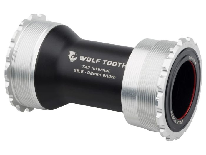 Wolf Tooth Components Bottom Bracket, T47 Internal, 30mm, Raw Silver