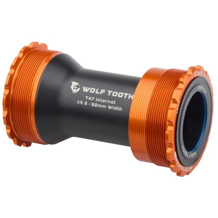 Wolf Tooth Components Bottom Bracket, T47 Internal, 29mm DUB, Orange