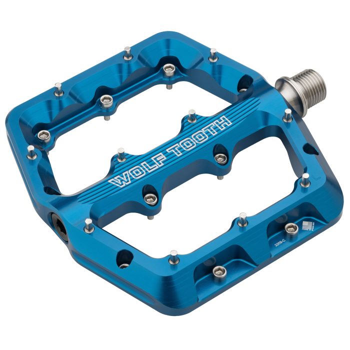 Wolf Tooth Components Waveform Platform Pedal, Large, Blue