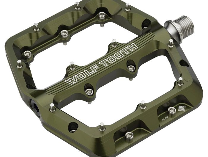 Wolf Tooth Components Waveform Platform Pedal, Large, Olive