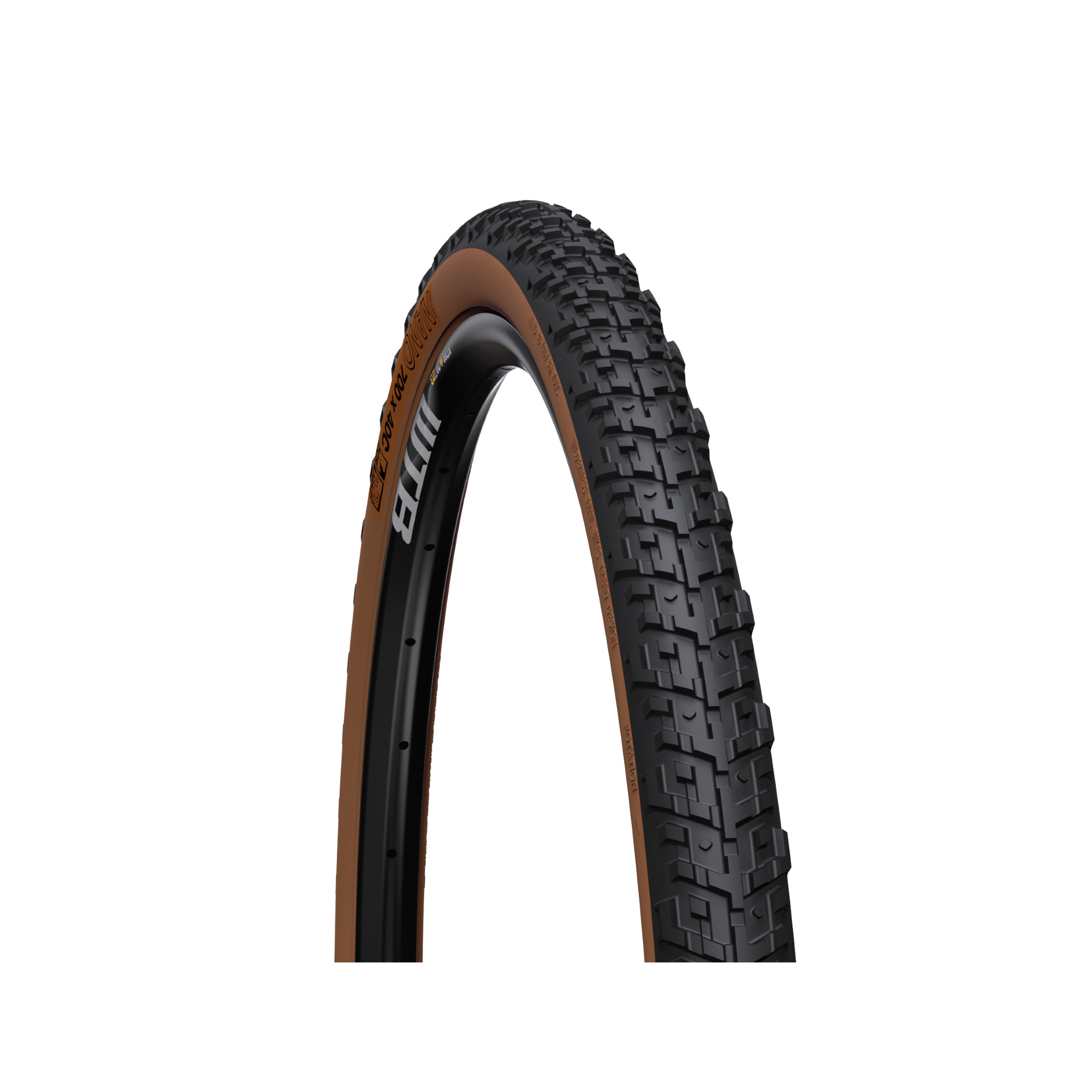 WTB Nano TCS Light Fast Rolling SG Tire, 700x40 Tanwall