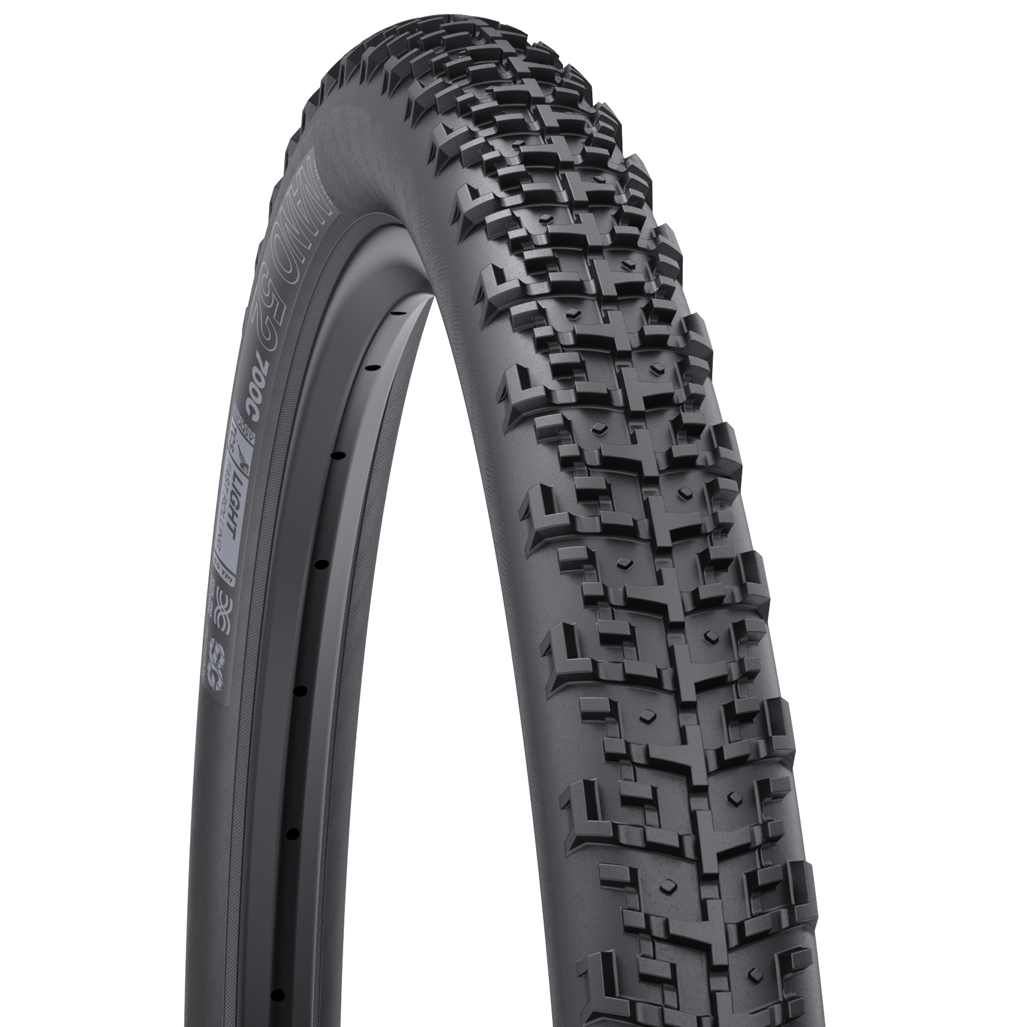 WTB Nano TCS Light Fast Rolling SG Tire, 700x52, Black