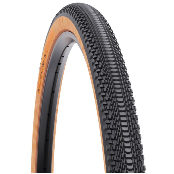 WTB Vulpine TCS Light Fast Roll SG Tire, 700x45 Tanwall