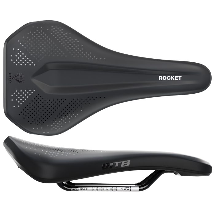 WTB Rocket Medium Cromoly Fusion Form Black Saddle